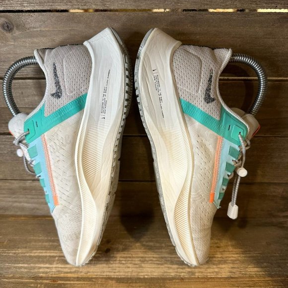 Womens‎ Nike Air Zoom Pegasus 38 Gray Athletic Running Sneakers Shoes Size 7 M - Picture 4 of 6